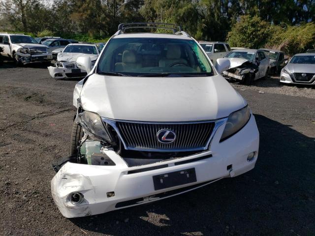 JTJBC1BA9A2005440 - 2010 LEXUS RX 450 WHITE photo 5