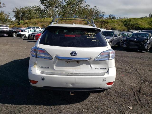 JTJBC1BA9A2005440 - 2010 LEXUS RX 450 WHITE photo 6