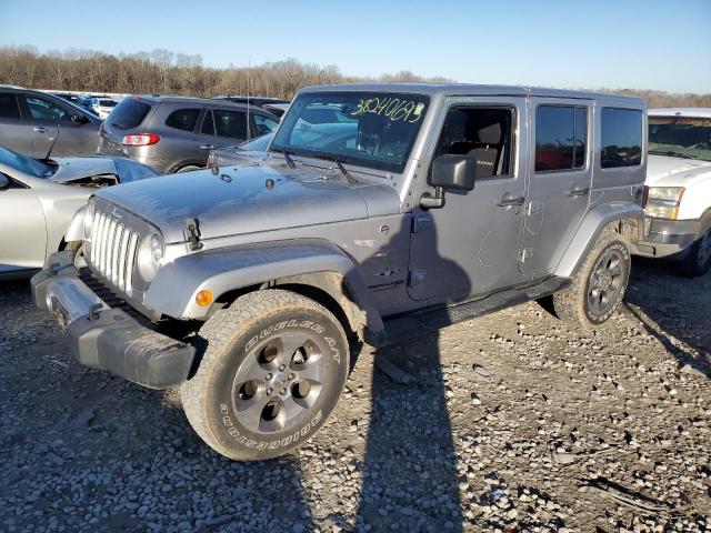 1C4BJWEGXJL847011 - 2018 JEEP WRANGLER U SAHARA SILVER photo 1