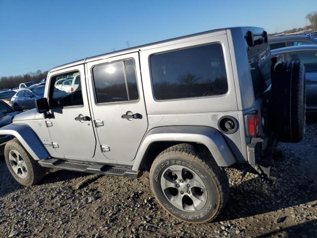 1C4BJWEGXJL847011 - 2018 JEEP WRANGLER U SAHARA SILVER photo 2