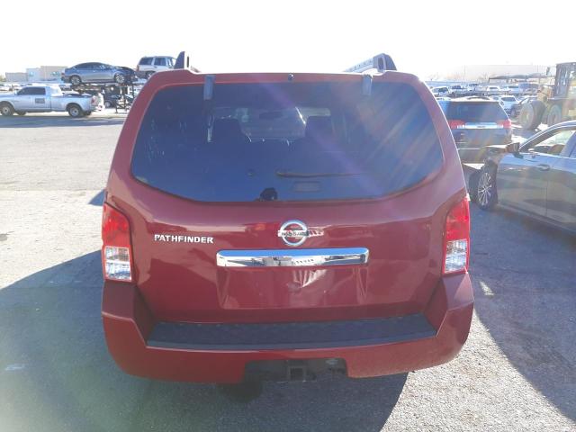 5N1AR18U99C612986 - 2009 NISSAN PATHFINDER S MAROON photo 6