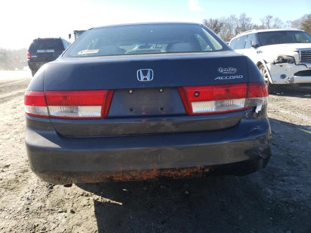 1HGCM66314A065382 - 2004 HONDA ACCORD LX GRAY photo 6