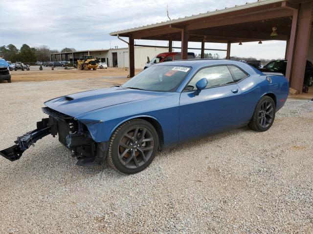 2C3CDZJG8MH655188 - 2021 DODGE CHALLENGER GT BLUE photo 1