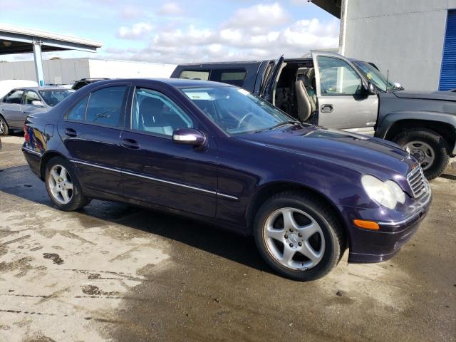 WDBRF64JX1F016604 - 2001 MERCEDES-BENZ C 320 PURPLE photo 4