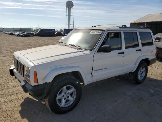 1J4FF48S11L530462 - 2001 JEEP CHEROKEE SPORT WHITE photo 1