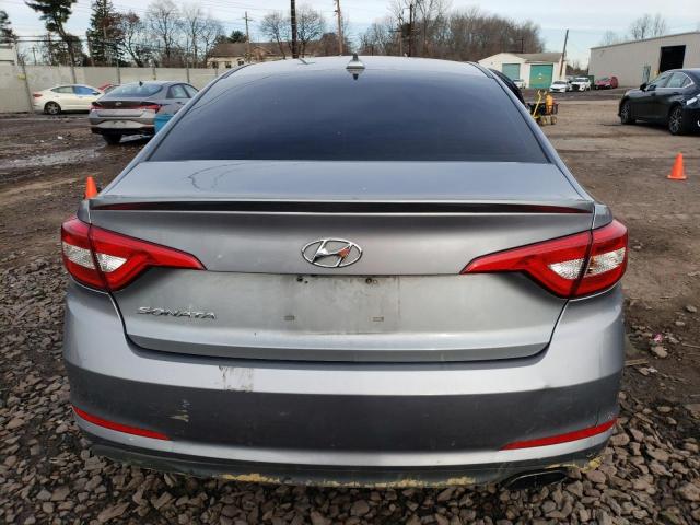 5NPE24AF7GH308502 - 2016 HYUNDAI SONATA SE SILVER photo 6