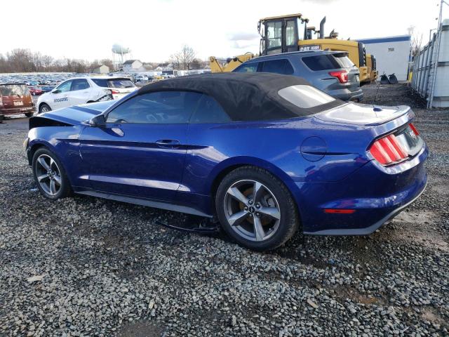 1FATP8UHXF5347974 - 2015 FORD MUSTANG BLUE photo 2