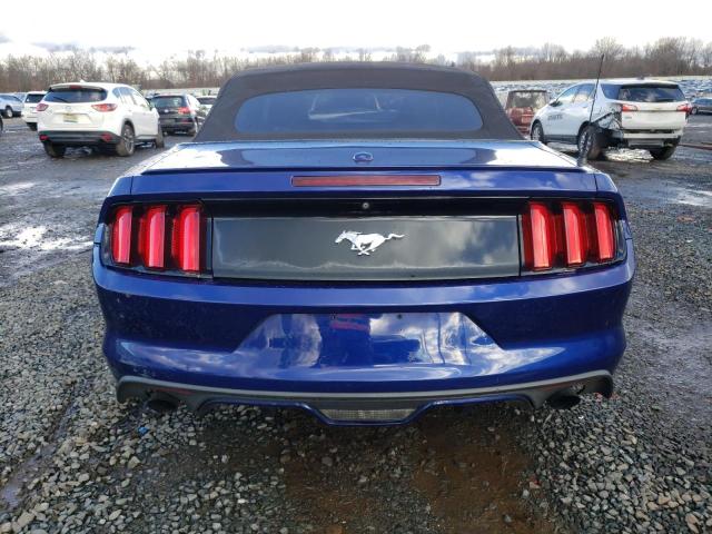 1FATP8UHXF5347974 - 2015 FORD MUSTANG BLUE photo 6