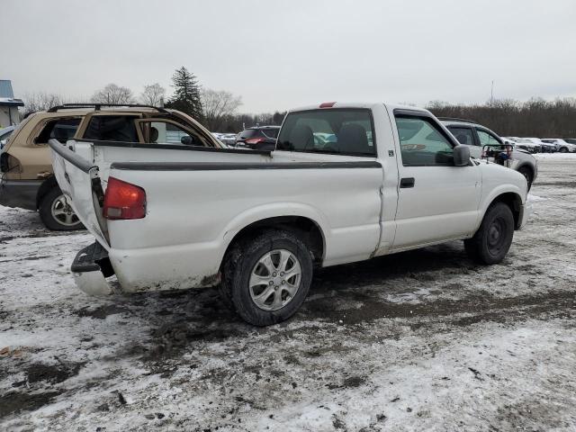 1GTCS14H338199113 - 2003 GMC SONOMA WHITE photo 3