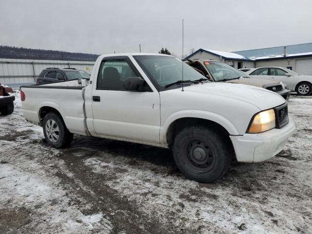 1GTCS14H338199113 - 2003 GMC SONOMA WHITE photo 4