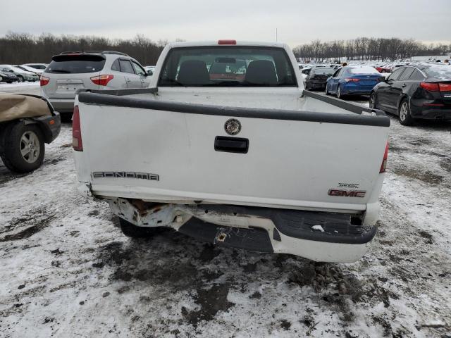 1GTCS14H338199113 - 2003 GMC SONOMA WHITE photo 6