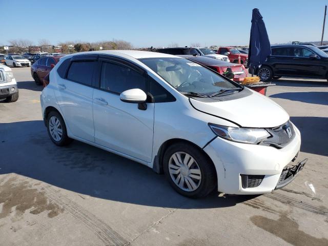 3HGGK5H56FM761306 - 2015 HONDA FIT LX WHITE photo 4