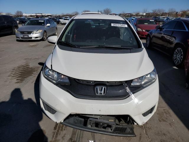 3HGGK5H56FM761306 - 2015 HONDA FIT LX WHITE photo 5