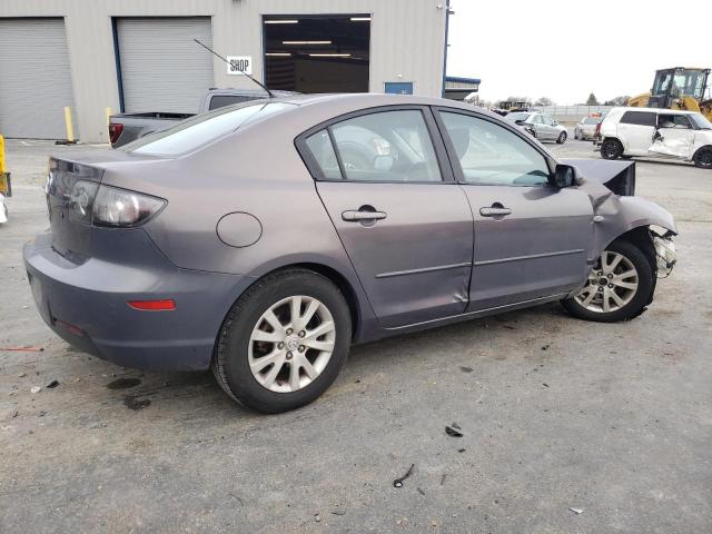 JM1BK12G181836425 - 2008 MAZDA 3 I GRAY photo 3