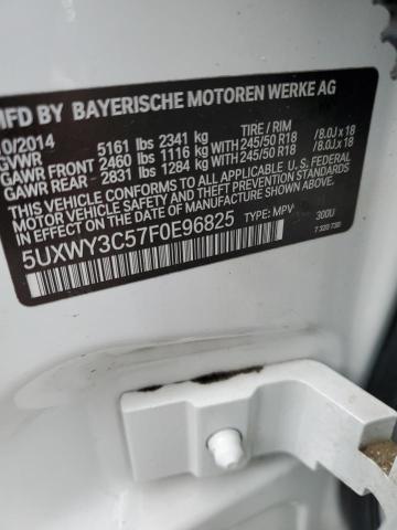 5UXWY3C57F0E96825 - 2015 BMW X3 XDRIVE28D WHITE photo 12