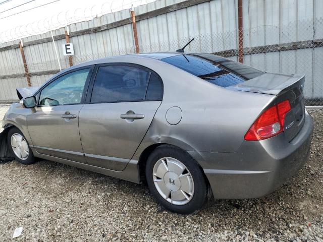 JHMFA36206S012632 - 2006 HONDA CIVIC HYBRID GRAY photo 2