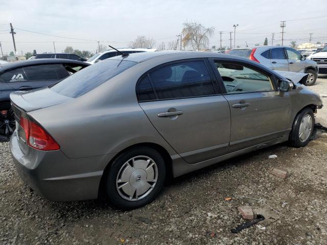 JHMFA36206S012632 - 2006 HONDA CIVIC HYBRID GRAY photo 3