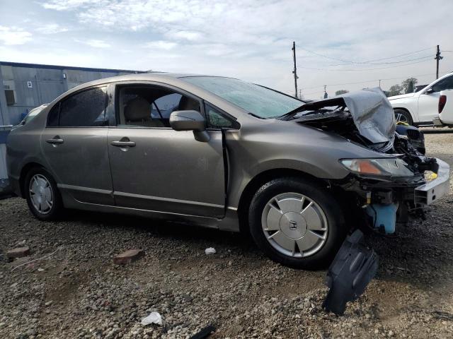 JHMFA36206S012632 - 2006 HONDA CIVIC HYBRID GRAY photo 4