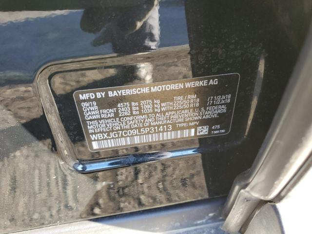 WBXJG7C09L5P31413 - 2020 BMW X1 SDRIVE28I BLACK photo 14