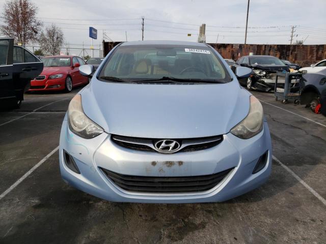 KMHDH4AE2DU815001 - 2013 HYUNDAI ELANTRA GLS BLUE photo 5