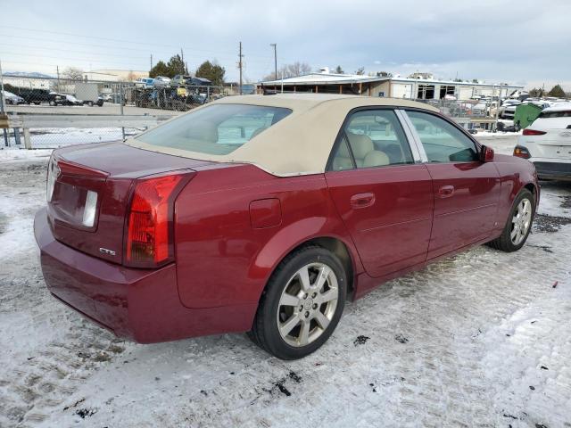 1G6DP577270105617 - 2007 CADILLAC CTS HI FEATURE V6 MAROON photo 3