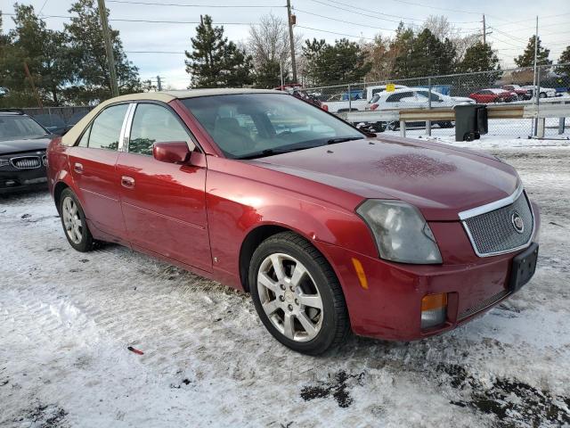 1G6DP577270105617 - 2007 CADILLAC CTS HI FEATURE V6 MAROON photo 4