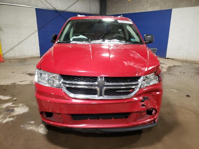 3C4PDCAB2JT447308 - 2018 DODGE JOURNEY SE RED photo 5