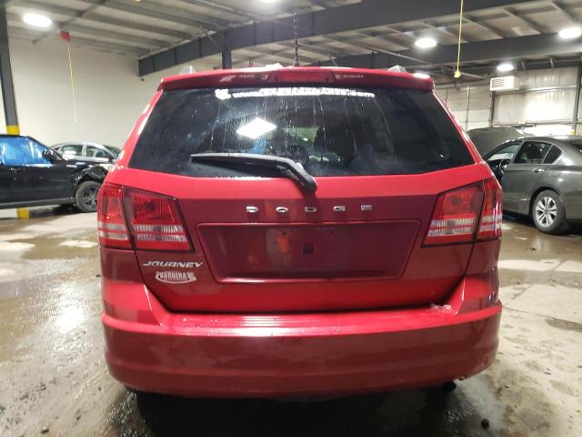 3C4PDCAB2JT447308 - 2018 DODGE JOURNEY SE RED photo 6