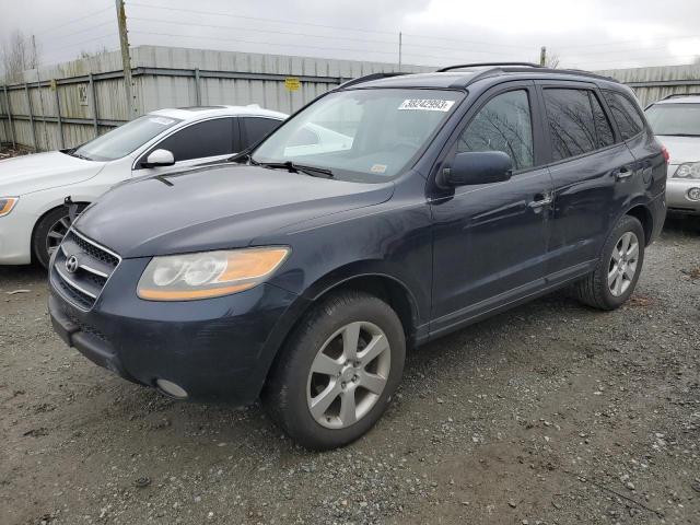 5NMSH13E69H250709 - 2009 HYUNDAI SANTA FE SE BLUE photo 1