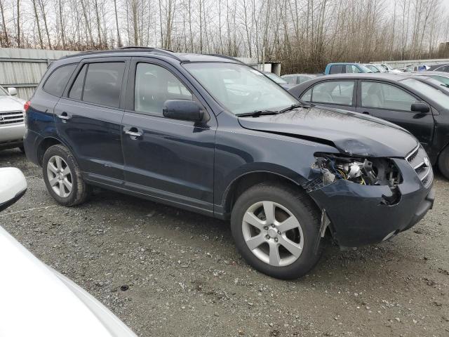 5NMSH13E69H250709 - 2009 HYUNDAI SANTA FE SE BLUE photo 4