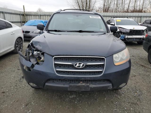 5NMSH13E69H250709 - 2009 HYUNDAI SANTA FE SE BLUE photo 5