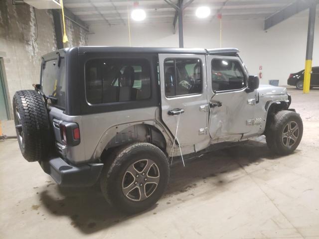 1C4HJXDG0JW143366 - 2018 JEEP WRANGLER U SPORT Silber Foto 3