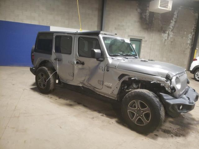 1C4HJXDG0JW143366 - 2018 JEEP WRANGLER U SPORT Silber Foto 4