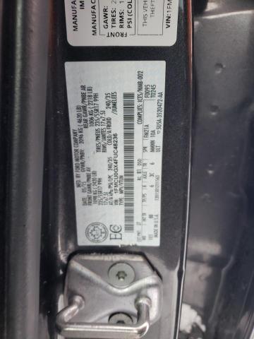 1FMCU0GX4FUC48236 - 2015 FORD ESCAPE SE GRAY photo 12