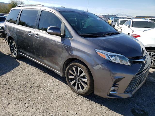 5TDDZ3DC0KS215018 - 2019 TOYOTA SIENNA XLE CHARCOAL photo 4