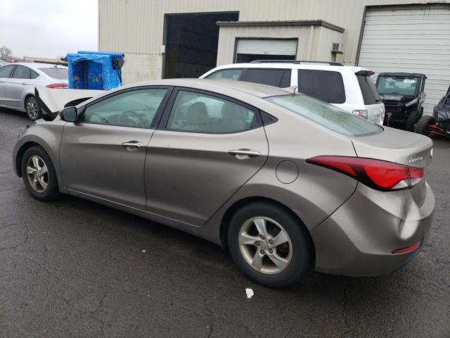 5NPDH4AE6EH515221 - 2014 HYUNDAI ELANTRA SE BEIGE photo 2