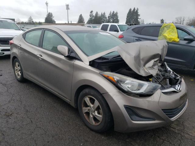 5NPDH4AE6EH515221 - 2014 HYUNDAI ELANTRA SE BEIGE photo 4