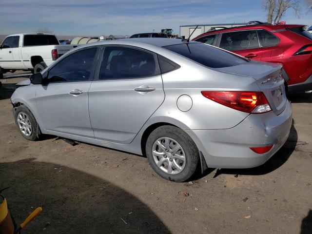 KMHCT4AE2EU617336 - 2014 HYUNDAI ACCENT GLS SILVER photo 2