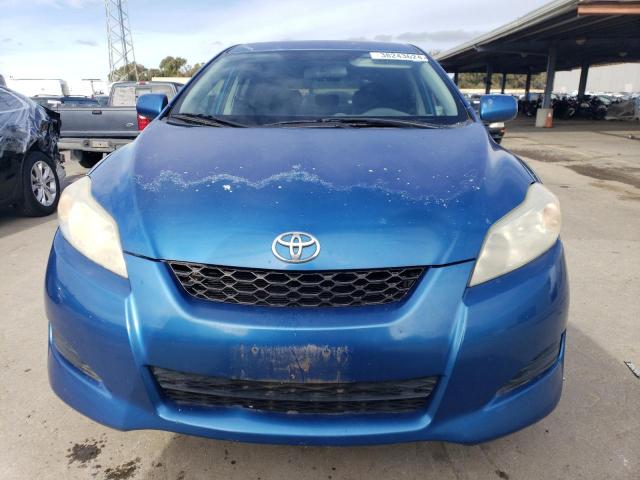 2T1KU40EX9C043280 - 2009 TOYOTA COROLLA MA BLUE photo 5