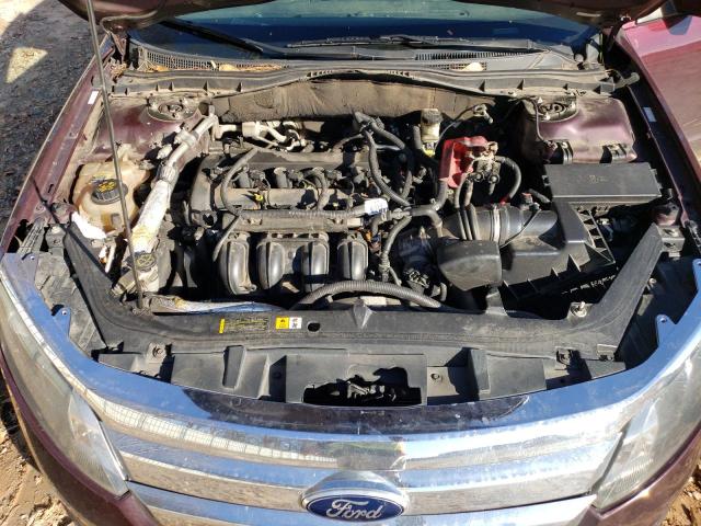 3FAHP0HAXCR440930 - 2012 FORD FUSION SE BURGUNDY photo 11