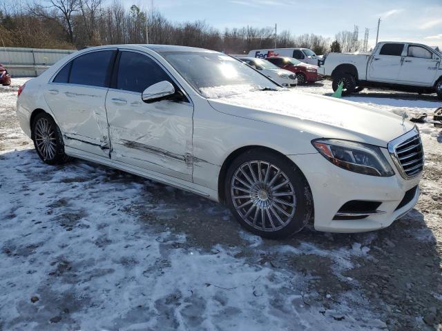 WDDUG8CB9FA199082 - 2015 MERCEDES-BENZ S 550 WHITE photo 4