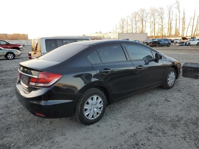 19XFB2F55EE225631 - 2014 HONDA CIVIC LX BLACK photo 3