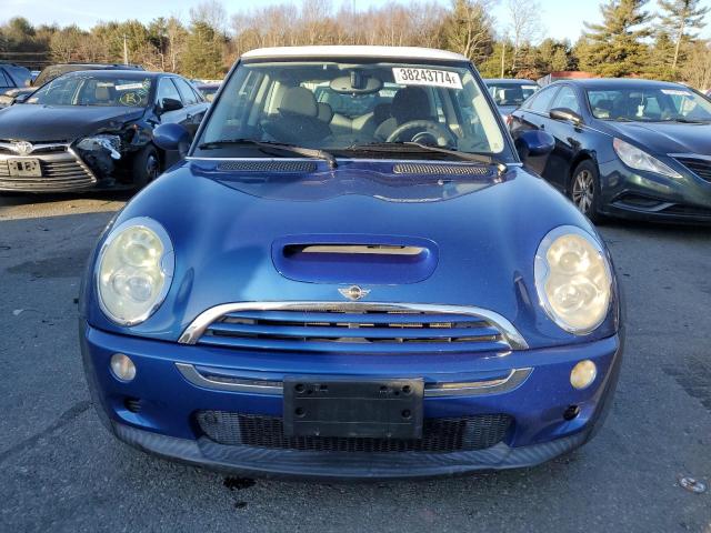 WMWRE33475TD95857 - 2005 MINI COOPER S BLUE photo 5