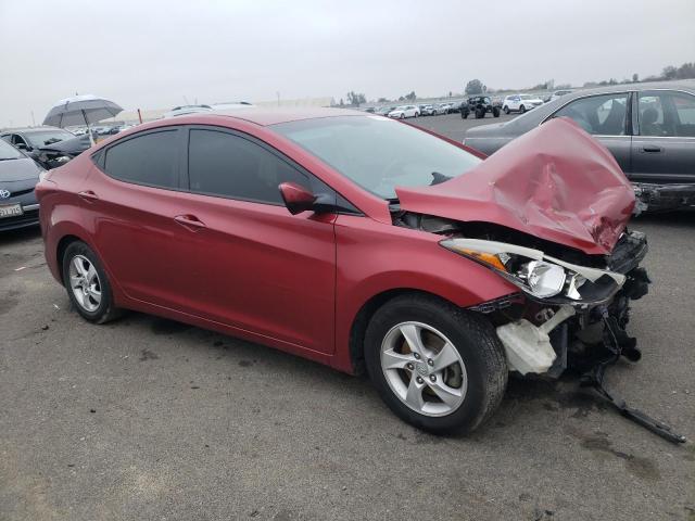 5NPDH4AE5EH530440 - 2014 HYUNDAI ELANTRA SE MAROON photo 4