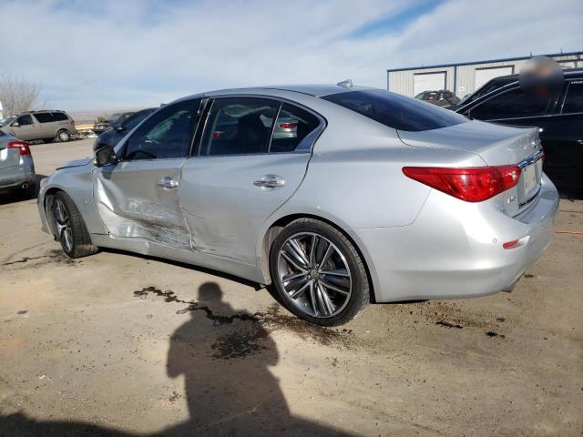 JN1BV7AR8EM699705 - 2014 INFINITI Q50 BASE SILVER photo 2