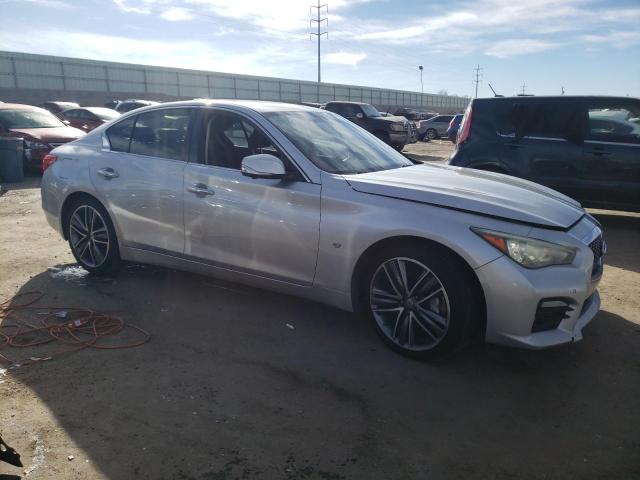 JN1BV7AR8EM699705 - 2014 INFINITI Q50 BASE SILVER photo 4