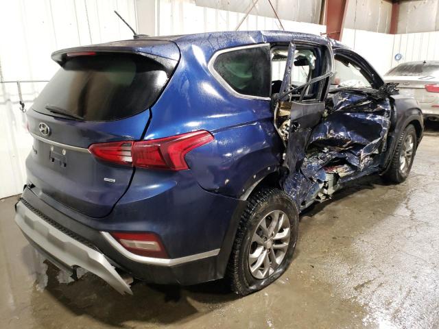 5NMS2CAD2KH120861 - 2019 HYUNDAI SANTA FE SE BLUE photo 3