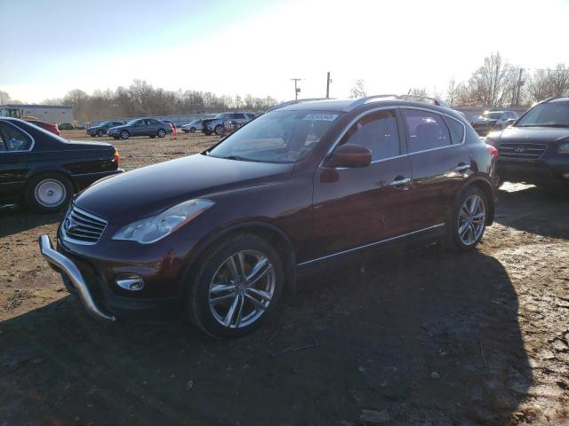 JN1AJ0HR8BM851241 - 2011 INFINITI EX35 BASE ბურგუნდია ფოტო 1
