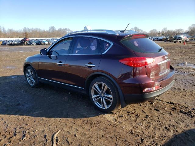 JN1AJ0HR8BM851241 - 2011 INFINITI EX35 BASE ბურგუნდია ფოტო 2