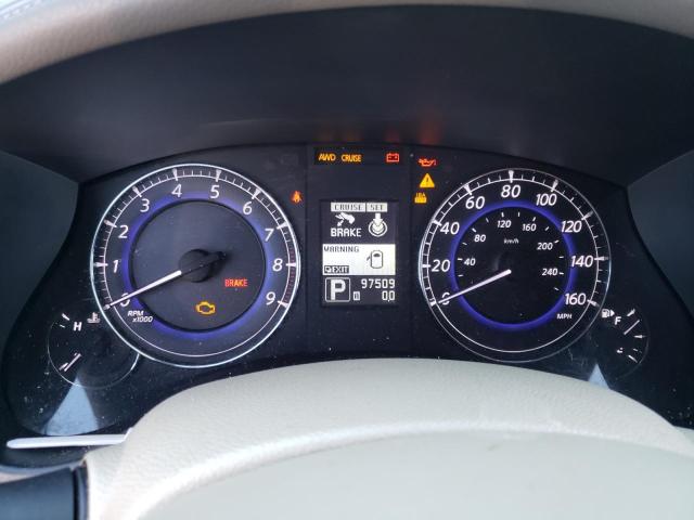 JN1AJ0HR8BM851241 - 2011 INFINITI EX35 BASE ბურგუნდია ფოტო 9